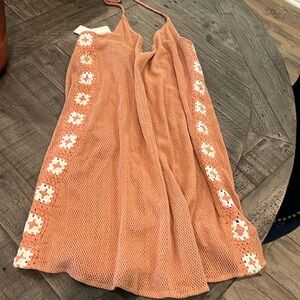 Cute bathing suit, cover-up size large never been worn new with tags